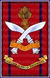 The Queen's Gurkha Engineers Magnet