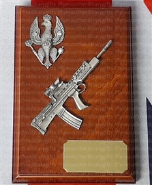 Kings Royal Hussars (KRH) SA80 Military Presentation Plaque