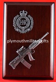 Royal Engineers SA80 Military Presentation Plaque