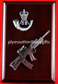 Rifles SA80 Military Presentation Plaque