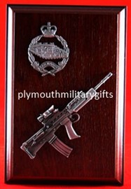 Royal Tank Regiment (RTR) SA80 Military Presentation Plaque