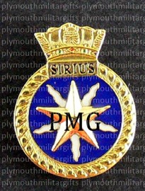 HMS Sirius Lapel Pin